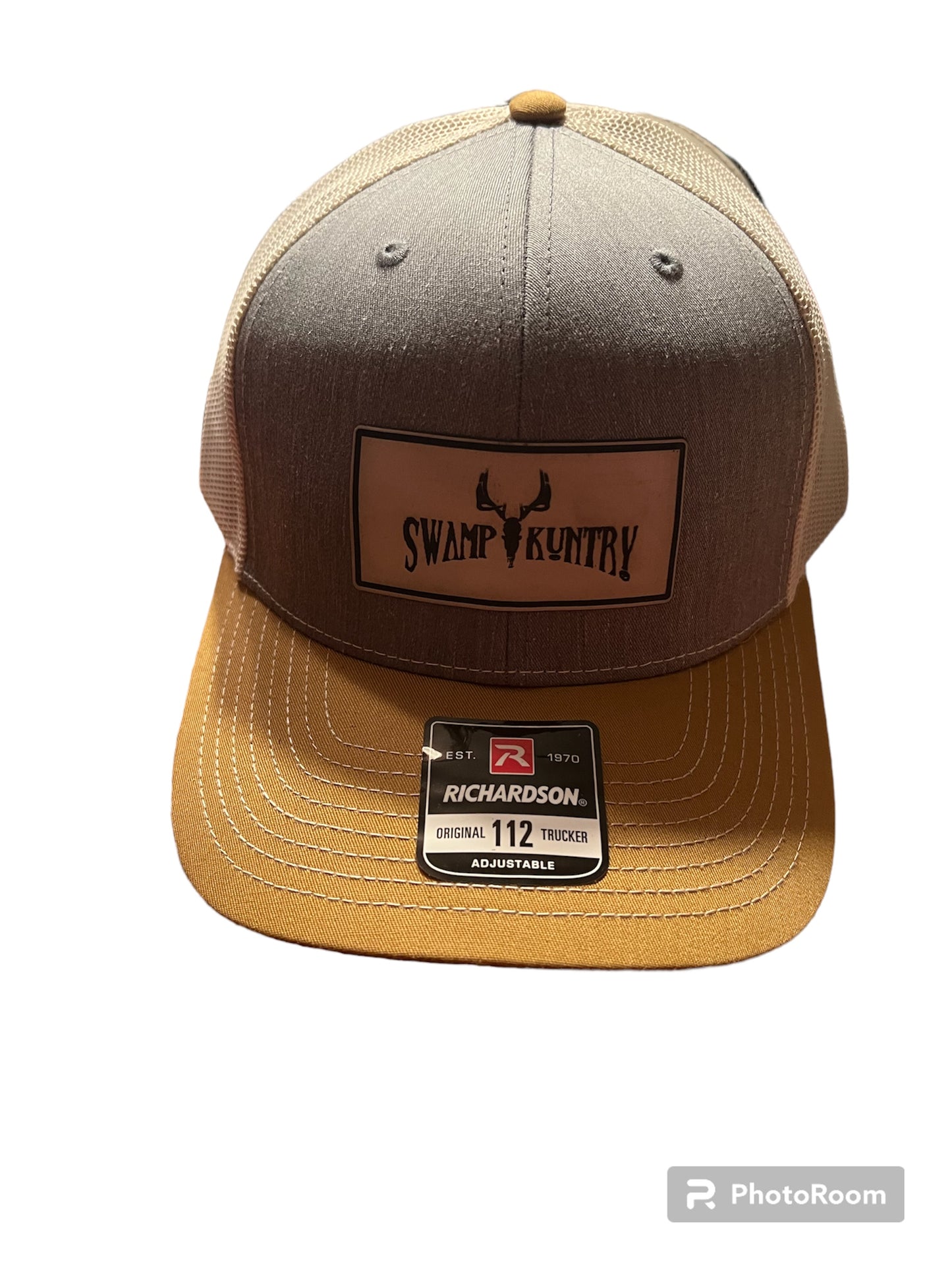 Swamp Kuntry Leather Patch Deer Hat