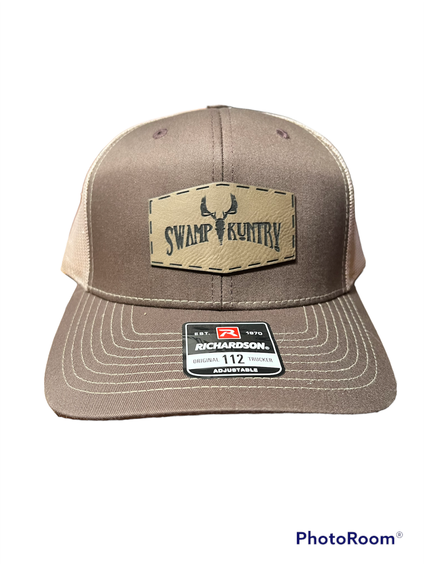 Swamp Kuntry Leather Patch Deer Hat