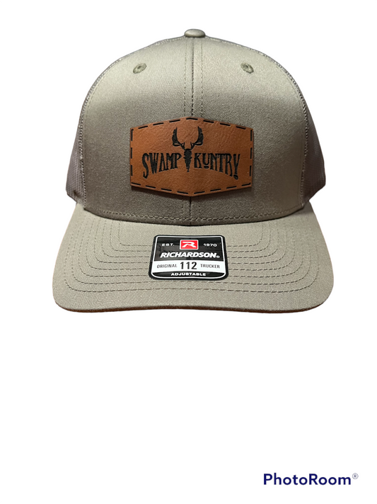 Swamp Kuntry Leather Patch Deer Hat