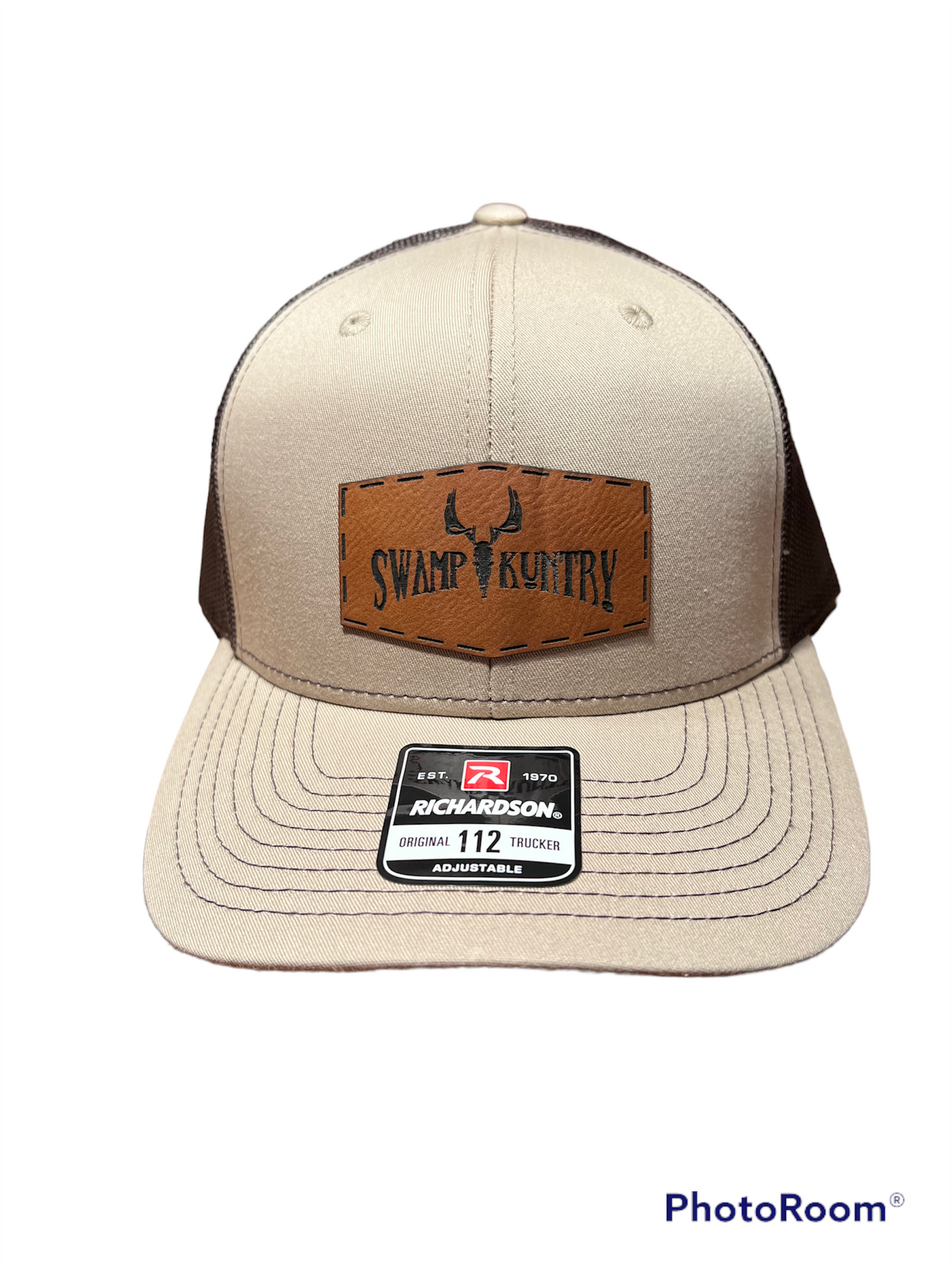 Swamp Kuntry Leather Patch Deer Hat